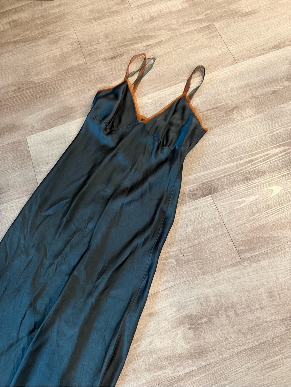 Nicholas Vintage 100% Silk Maxi Dress